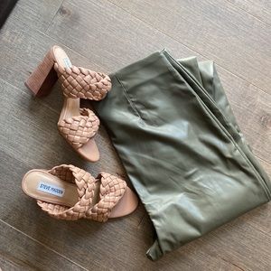 H&M faux leather pants NWT